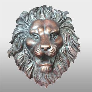 Magnifica testa di Leone spruzza acqua scultura in bronzo muro Leone statua in bronzo - Product Image 4