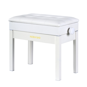 Banco de <span class=keywords><strong>Piano</strong></span> Profesional BA222, Ajustable, Color Negro y <span class=keywords><strong>Blanco</strong></span>, Banco de Madera para <span class=keywords><strong>Piano</strong></span>, Accesorios para Instrumentos Musicales - Product Image 5