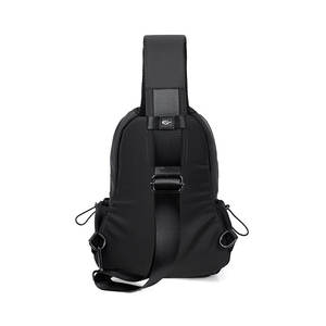 Bolsa de Pecho Gris de Poliéster Nueva de Primavera del Fabricante al por Mayor, Bolsa Cruzada de Hombro para Tablet con Carga USB, Decoración con Logotipo Personalizado - Product Image 6