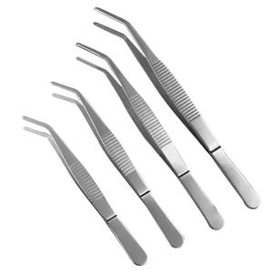 ملقط الكوع من الفولاذ المقاوم للصدأ متعدد الوظائف ، مشبك حوض السمك ، ملقط طويل ، ملقط طبي ، ملقط ، أدوات تغذية الحيوانات الأليفة ، عدم الانزلاق - Product Image 3