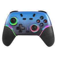 Controlador de Joystick Inalámbrico X9 BT para PC con Doble Vibración, Botón Turbo, Giroscopio de Seis Ejes, Programación de Macros y Soporte para Teléfono
