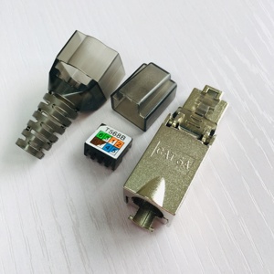 Venta directa de fábrica de Cat6A RJ45 conector Toolless de la Asamblea para la instalación de Cable de red herramienta gratuita con alivio de tensión - Product Image 3