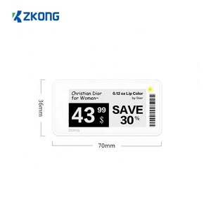 Zkong 2.13 inch không dây Wifi điện tử nhãn Kệ eink kỹ thuật số giá <span class=keywords><strong>tag</strong></span> hiển thị EAS hệ thống sản phẩm - Product Image 3