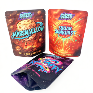 מותאם אישית מודפס 3.5g 35 גרם ריח הוכחה ילד מחדש אקזוטיים מגע רך אכיל אריזת שקיות mylar עם הלוגו שלי - Product Image 2