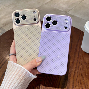 Nouvelle coque de téléphone en verre dégradé scintillant avec diamants pour iPhone 17 16 15 14 Pro Max – Coque arrière transformée - Product Image 2