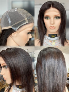 Peluca de cabello humano de encaje transparente Cabello eslavo europeo Calidad superior Sin enredos Sin cobertizo para mujeres de belleza - Product Image 2