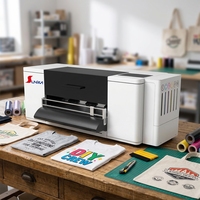 Imprimante DTF Sunika F1080 300MM intelligente avec film PET pour transfert thermique, encre blanche, contrôle par application, impression sans fil