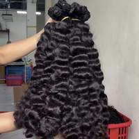 Lots de Cheveux Humains Bruts Brésiliens et Indiens Bouclés en Gros, Cheveux Birmans Bouclés avec Cuticules Alignées, Cheveux Cambodgiens Ondulés Naturels