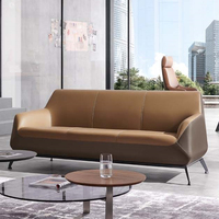 Canapés personnalisés pour réception de cadres Mobilier commercial Canapés de bureau en cuir Canapés de bureau de luxe dans un style moderne