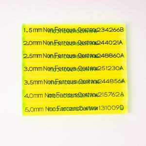 금속 탐지기 테스트 조각 1.0mm 크기 산업용 금속 탐지기 테스트 카드 - Product Image 4