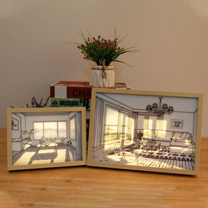 Kích thước tùy chỉnh và Led khung ảnh phòng khách sofa nền tường trang trí hình ảnh khung - Product Image 4