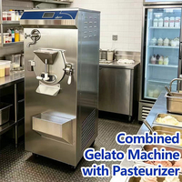 Máquina Comercial Multiprograma para Helado Duro, Pasteurizador de Acero Inoxidable, Congelador de Gelato por Lotes para Restaurantes
