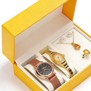 Boîte à montres double en PU pour couple, avec coussin, accessoire de rangement cadeau, vente en gros directe du fabricant - Product Image 1