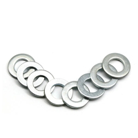 Rondelle plate fendue en acier inoxydable M4 M5 M6 M8 M10 N12 N14 N16 M18 M20 M22 M30 DIN125 Zinc Arandela Acero Inoxidable