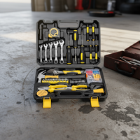 Coffret d'outils complet 88 pièces en acier au carbone, mallette rigide, pour réparation domestique, clé à main, tournevis, portable, cadeau OEM