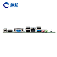 Motherboard ITX Mini murah Intel J1900 J1800 E3845 Dual Lan Quad Core 6 * COM DDR3L HD VGA LVDS 6 * USB X86 Motherboard industri