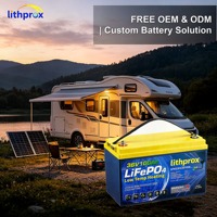 Batterie au phosphate de fer et de lithium de qualité A 38,4 V 100 Ah 6000 cycles profonds pour VR avec BMS intelligent, bus CAN, connecteur Anderson, CE, RoHS, IP67, OEM, ODM
