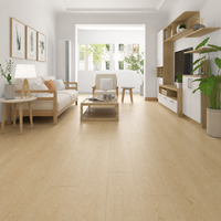 Lantai Laminasi Mikro Sinkronisasi 1215x200x10mm Sistem Pemasangan Mudah Tepi Empat Sisi Miring Permukaan Fotokatalitik