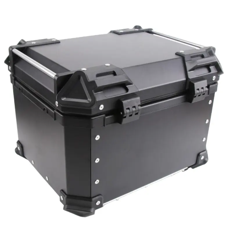 Maleta para maletero de motocicleta de 45L/55 L, caja superior de aleación de aluminio, cajas traseras para motocicleta, accesorios Para Moto, accesorios exteriores