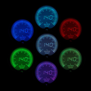 12V Digital LCD Water <b>Temperature</b> Gauge for Car Modification 52mm Universal Racing Car Dedicated <b>Instrument</b> 7 Options for Auto - Product Image 5