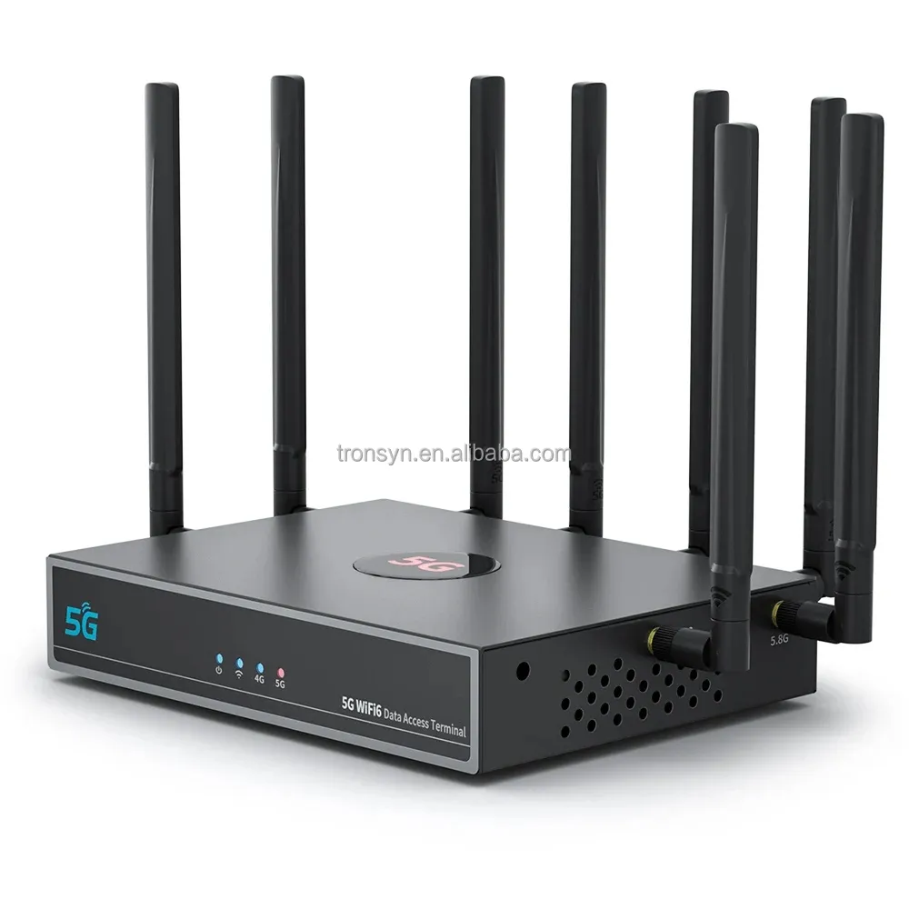 SDX62 4,4 Гбит/с AX3000 MESH WiFi 6 5G CPE роутер со слотом для Sim-карт и 8 портов внешний антенный порт
