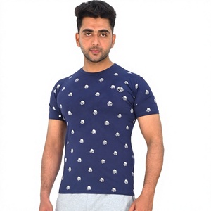 Fashionable Printed <b>half</b> <b>sleeve</b> <b>shirt</b> Gym Sport Men Quick Dry Running Workout Fitness Tops College Fit T-<b>shirt</b> Men's T-<b>Shirts</b> - Product Image 1