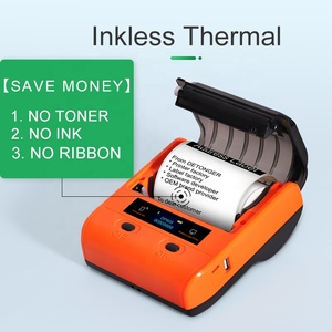 Detonger Xách Tay Nhãn Maker <span class=keywords><strong>80Mm</strong></span> Giá Sticker Kho Lưu Trữ Kệ Nhãn Siêu Thị Dược Nhãn Tag Máy In - Product Image 5