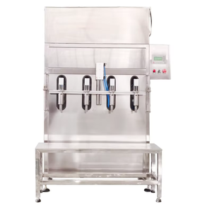 Máquina semiautomática <span class=keywords><strong>de</strong></span> botellas <span class=keywords><strong>de</strong></span> <span class=keywords><strong>agua</strong></span> y jabón líquido <span class=keywords><strong>de</strong></span> 19 <span class=keywords><strong>litros</strong></span> <span class=keywords><strong>de</strong></span> 2 cabezales compatible con PLC Embalaje <span class=keywords><strong>de</strong></span> bolsa <span class=keywords><strong>de</strong></span> productos básicos <span class=keywords><strong>de</strong></span> plástico y 5 galones - Product Image 5