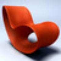 Fauteuil à bascule papillon nordique moderne en fibre de verre pivotant pour la maison, le bureau, la chambre, l'appartement, la salle à manger, l'hôtel, l'école, l'extérieur