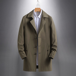Giacca Casual da <span class=keywords><strong>Uomo</strong></span> Primaverile e Autunnale, Cappotto <span class=keywords><strong>Lungo</strong></span> Giovanile alla Moda - Product Image 2