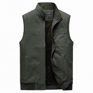 <span class=keywords><strong>Gilet</strong></span> d'hiver décontracté noir <span class=keywords><strong>de</strong></span> qualité supérieure personnalisé pour hommes, respirant, fermeture éclair, imperméable, multipoches, pour la pêche et la randonnée - Product Image 6
