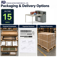 Vente directe d'usine, bureau de direction de haute qualité, table de bureau pour manager, bureau pour employés, mobilier de bureau