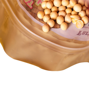 Sachet d'emballage alimentaire personnalisé à fond plat en PE <span class=keywords><strong>de</strong></span> qualité alimentaire avec fermeture éclair thermoscellable et pochette autoportante à marquage à chaud pour la <span class=keywords><strong>farine</strong></span> - Product Image 6