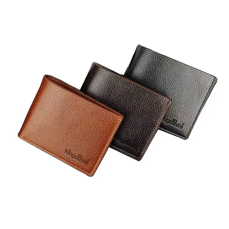 2023 Hot Sales High Quality Classic Man Wallet Leather Quality Purse Men Wallets Slim