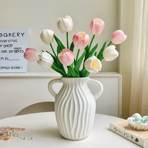 Ramo de Tulipanes Artificiales Qingyu Chronicle, Color Rosa Realista, Decoración para el Hogar, Accesorios para Fiestas al Aire Libre, Fotografía - Product Image 2