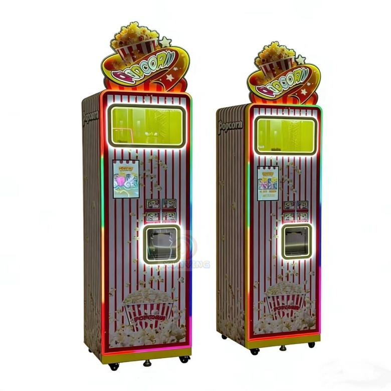 Automatic Commercial Popcorn Vending Machine Coin