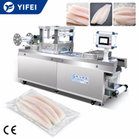 Máquina de Envasado al Vacío por Termoformado Continuo de Alta Velocidad para Camarones y Pescado Congelados con Certificación CE
