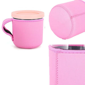 2025 nouveau manchon de tasse de crème glacée 16oz, support isolé en néoprène pour desserts froids, récipient étanche avec poignée - Product Image 5