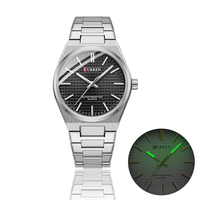 Jam Tangan Quartz Pria CURREN 8439 Fashion, Stainless Steel, Jarum Bercahaya, Jam Tangan Bisnis untuk Pria Wanita Kekasih Reloj
