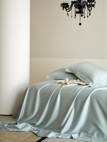 Ensemble de draps en coton égyptien uni pour toutes les saisons, extra résistant