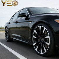Jantes forgées noires mates de 23 pouces pour Lamborghini Urus 23x10 5 23x12 5x112, jantes concaves profondes, vente flash