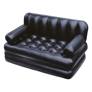 促销新款式流行空气躺椅沙发卧室便携式充气懒人包空气睡眠沙发兼带泵床