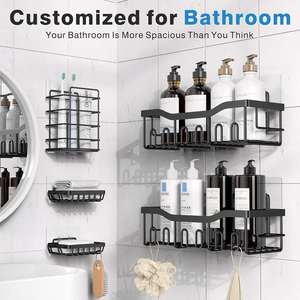 ชั้นวางของในห้องน้ำแบบติดผนัง สแตนเลสกันสนิม ชั้นเดียว ดีไซน์ทันสมัย - Product Image 2