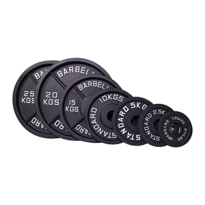 Nouvelles plaques de musculation en fonte durables de 5 à 20 kg, trou de 50 mm, design serpentin, pour salle de sport commerciale et fitness - Product Image 5