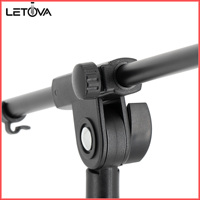 Support de microphone trépied en fer réglable et durable Letova, modèle MJ-323