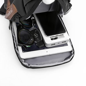 New Style Password Lock Chest <b>Bag</b> for Men Fashionable Waterproof Nylon Spring Riding <b>Bag</b> Large Capacity Outdoor Messenger <b>Bag</b> - Product Image 5
