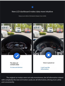 4 core 12.3นิ้ว HD แผงหน้าปัด LCD เครื่องวัดความเร็วแบบดิจิตอลเหมาะสำหรับ BMW 3 Series E91 E90 E92 2005-2012 - Product Image 4