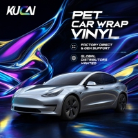 Film de protection PVC super brillant multicolore pour voitures - Film adhésif anti-rayures pour carrosserie avec excellente adhérence pour le wrapping en vinyle