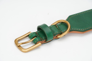 Großhandel Maßgefertigtes Wasserdichtes Leder Luxus-Hundehalsband für Training für Hunde - Product Image 4