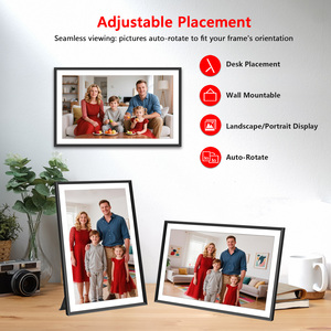 Khung 15.6 "Lớn Hình Ảnh Kỹ Thuật Số Khung 1920X1080 FHD IPS Màn Hình Cảm Ứng 32GB Bộ Nhớ Auto-Xoay Treo Tường Slideshow - Product Image 6